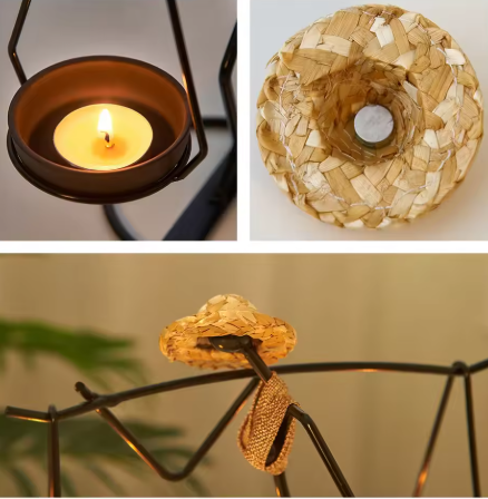 Castiçal de Ferro para Decoração