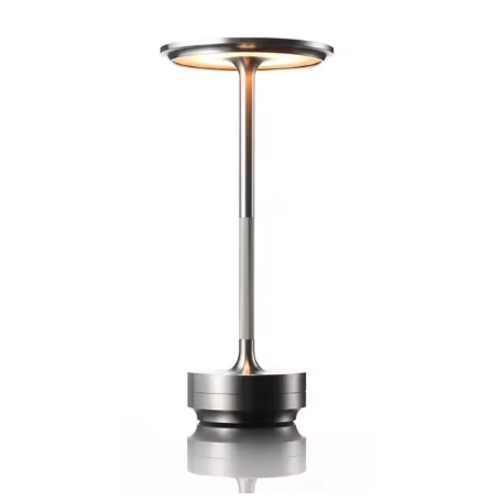 Luminária de Mesa LED com Carregamento USB e Toque Sensível