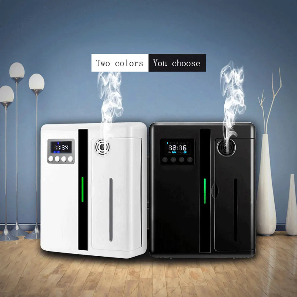 Máquina de ar perfumado montada na parede para casa difusor de óleo essencial sem água bluetooth difusor de coleção de hotel para sala spa escritório