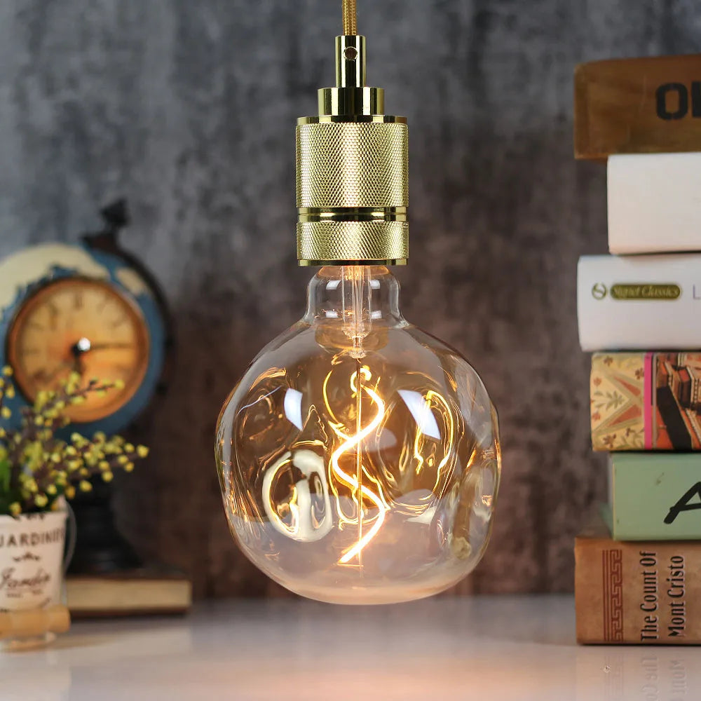 Tianfan antigo vintage lâmpada led edison 4w regulável 2000jelvin 110v 220v lâmpada decorativa