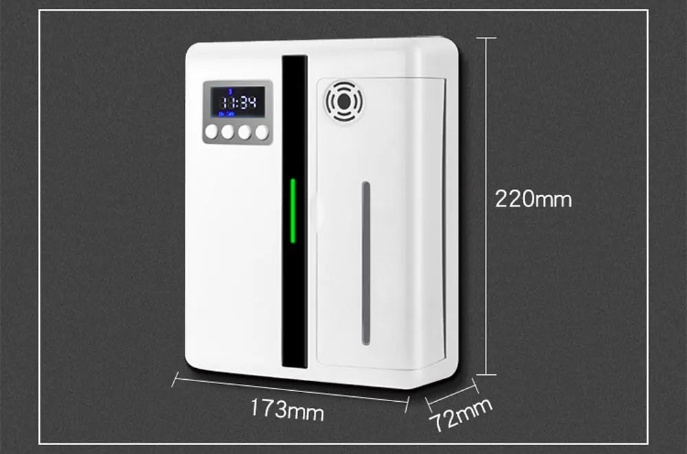 Máquina de ar perfumado montada na parede para casa difusor de óleo essencial sem água bluetooth difusor de coleção de hotel para sala spa escritório
