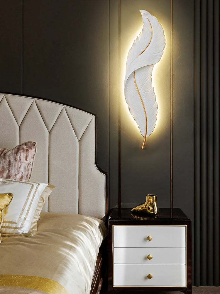 Moderno led pena lâmpadas de parede resina quarto cabeceira sala estar fundo parede corredor decoração casa lustres iluminação interior