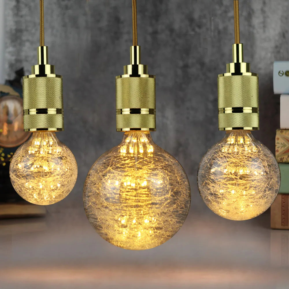 Tianfan vintage lâmpadas led g80/g95/g125 fibra de vidro luar lâmpada 3w 2200jelvin calor brilho edison lâmpada decorativa
