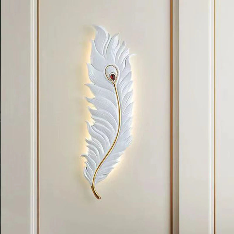 Moderno led pena lâmpadas de parede resina quarto cabeceira sala estar fundo parede corredor decoração casa lustres iluminação interior
