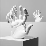 Escultura de Mão Digitalizada Minimalista