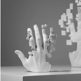 Escultura de Mão Digitalizada Minimalista