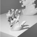 Escultura de Mão Digitalizada Minimalista