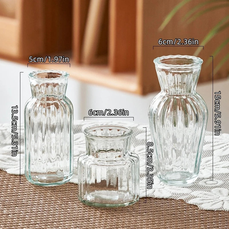 Vaso de vidro esculpido feito à mão - plantador hidropônico para decoração gótica de casa/escritório, mini presente para amantes de plantas