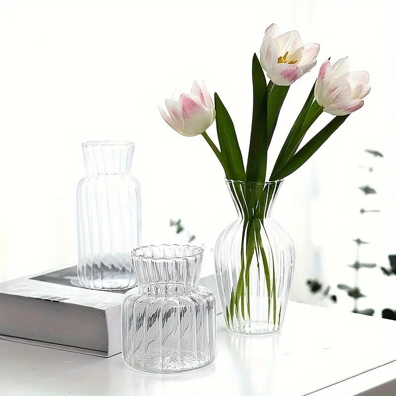 Vaso de vidro esculpido feito à mão - plantador hidropônico para decoração gótica de casa/escritório, mini presente para amantes de plantas