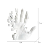 Escultura de Mão Digitalizada Minimalista