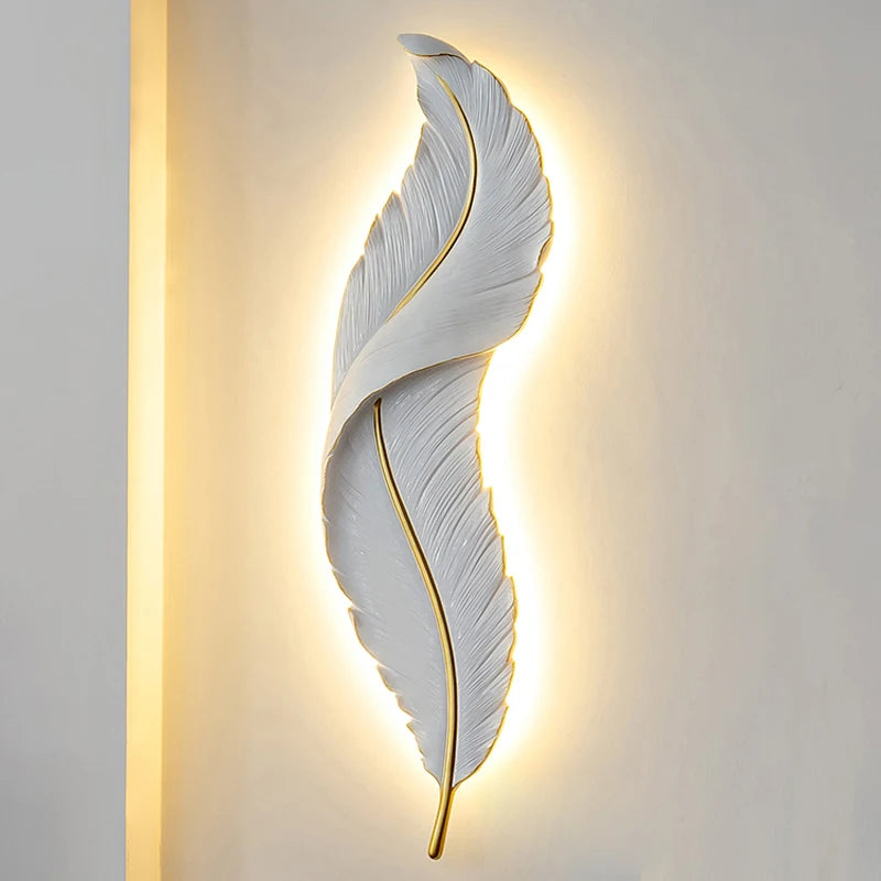 Moderno led pena lâmpadas de parede resina quarto cabeceira sala estar fundo parede corredor decoração casa lustres iluminação interior