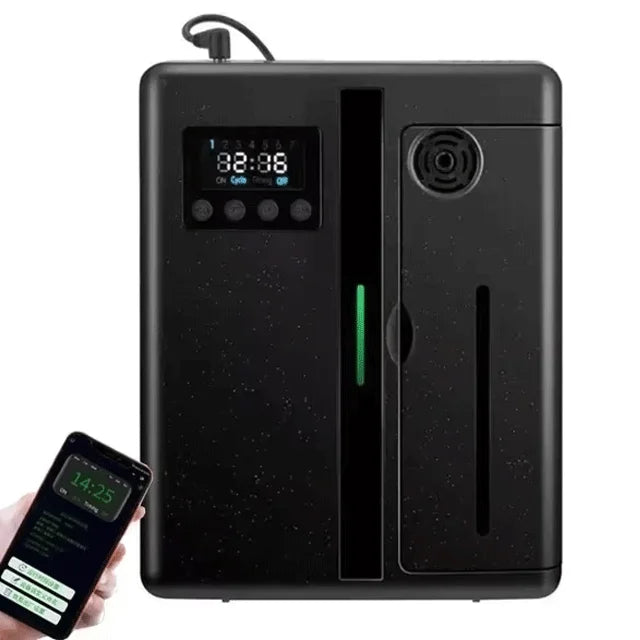 Máquina de ar perfumado montada na parede para casa difusor de óleo essencial sem água bluetooth difusor de coleção de hotel para sala spa escritório