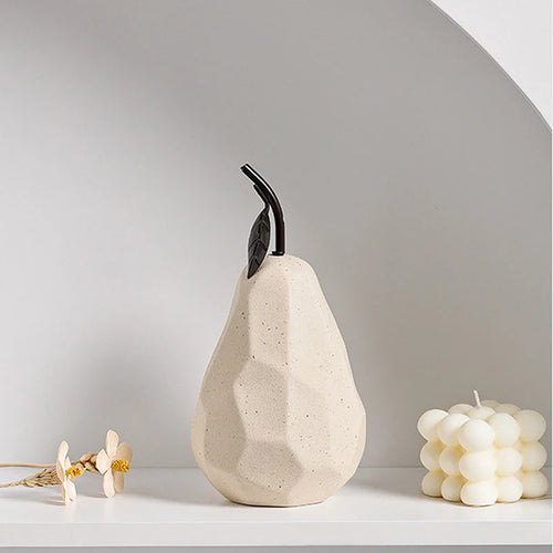 Novo ins cerâmica maçã pêra decoração simples sala de estar armário tv mesa escritório decoração para casa decoração frutas