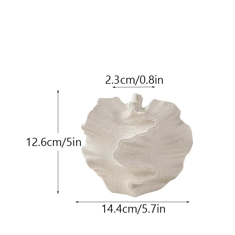 Capiron vaso de cerâmica coral, arte nórdica, bege, recipiente fosco para flor, pampas, grama, sala de estar, mesa, peças centrais, decoração