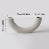 Vaso Decorativo Lua Crescente com Design 3D