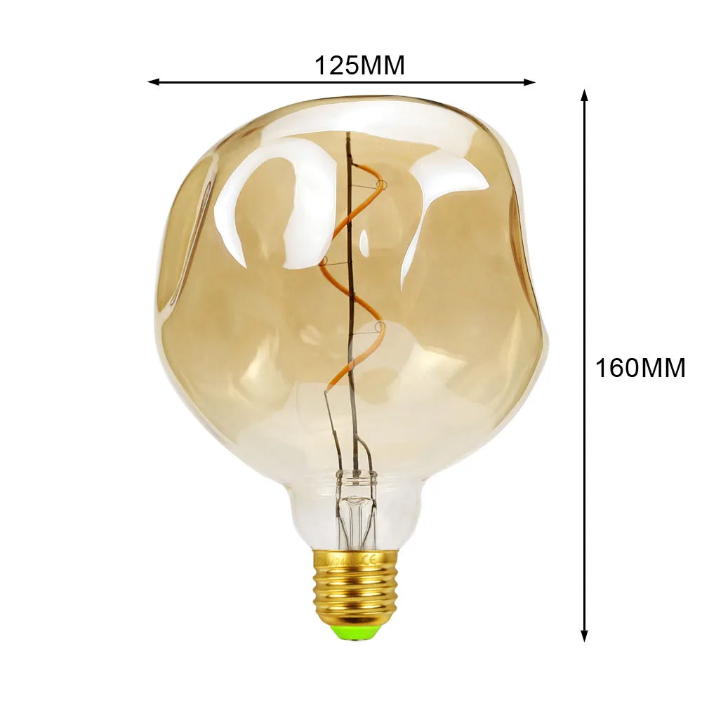 Tianfan antigo vintage lâmpada led edison 4w regulável 2000jelvin 110v 220v lâmpada decorativa