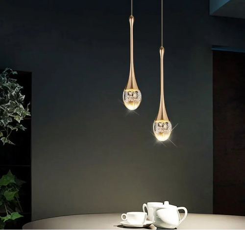 Bolha moderna luzes pingente de cristal lâmpada pendurada interior para sala jantar quarto loja bar café gota luminária decoração para casa