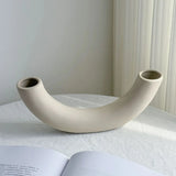 Vaso Decorativo Lua Crescente com Design 3D