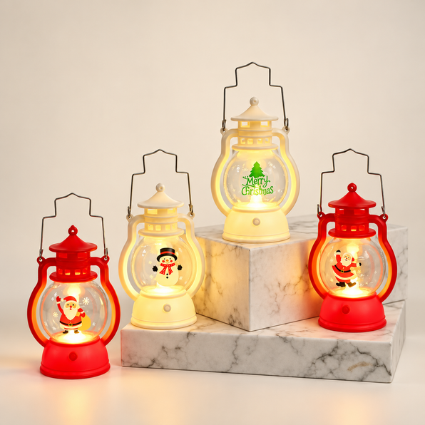 Lanterna Decorativa de Natal com LED