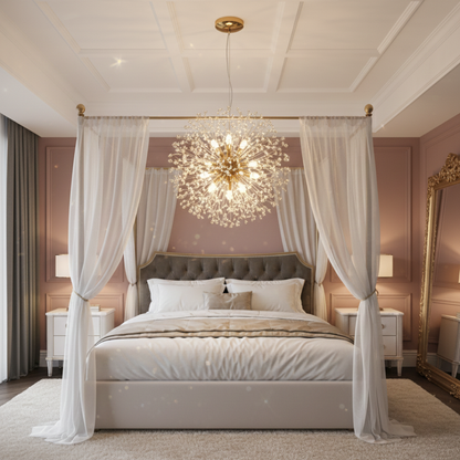 Luminária Pendant Crystal Luxe LED