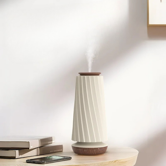 Difusor Inteligente com Luz Ambiente e Aromaterapia Bluetooth
