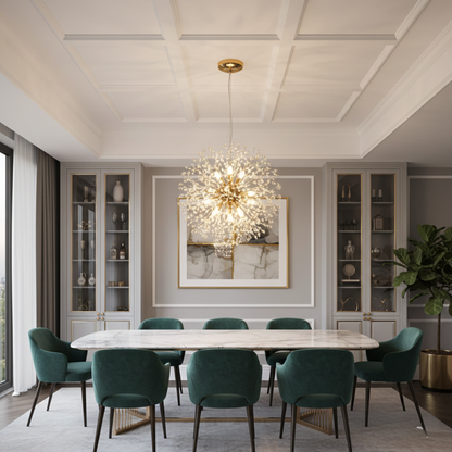 Luminária Pendant Crystal Luxe LED