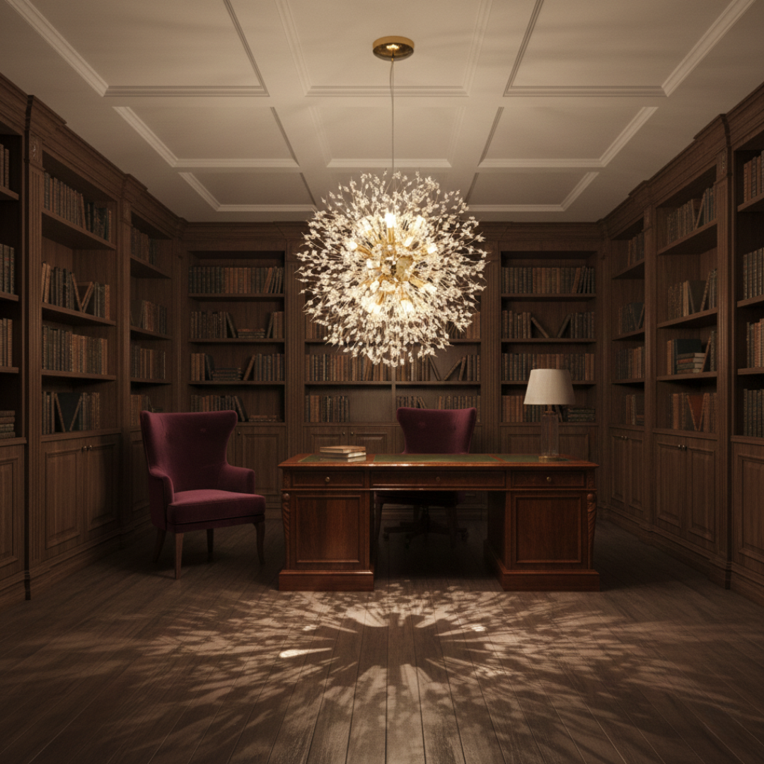 Luminária Pendant Crystal Luxe LED