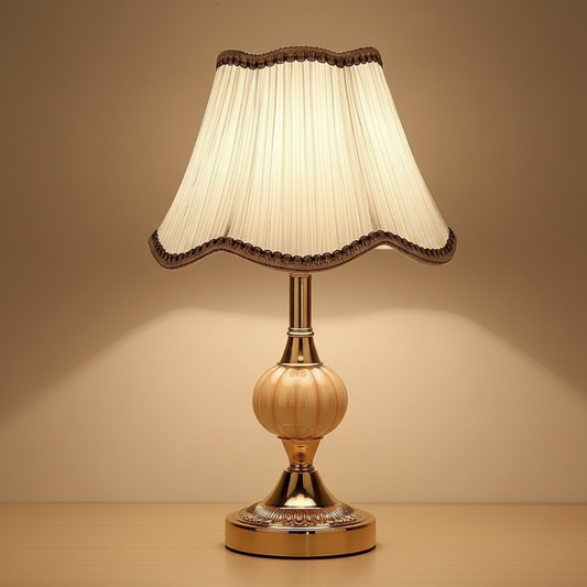 Luminária de Mesa Retro em Vidro para Decoração e Iluminação