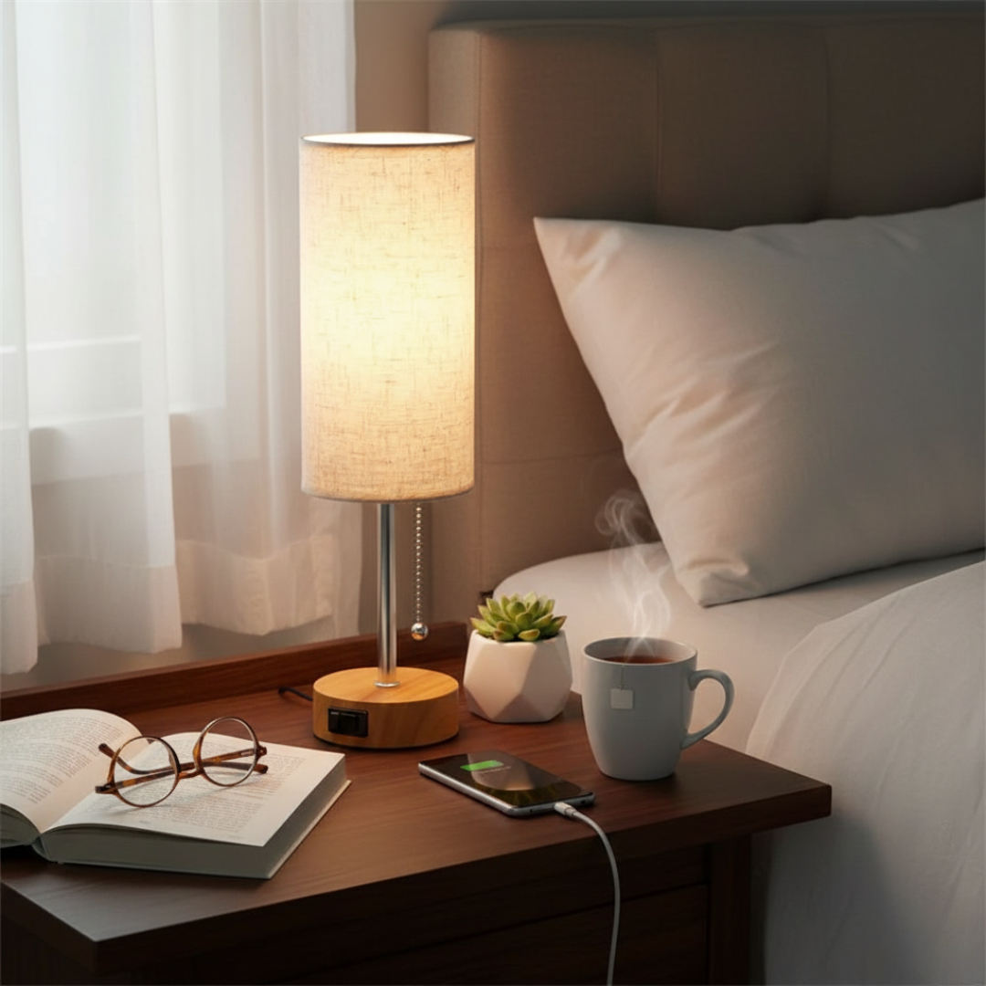 Luminária Recarregável Moderna | Elegância e Luz Variável