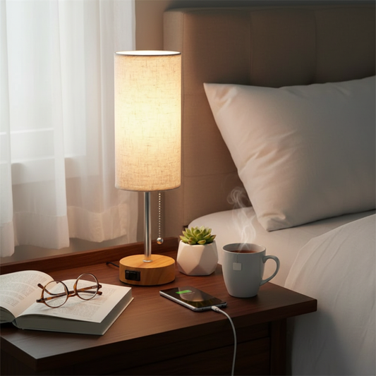 Luminária Recarregável Moderna | Elegância e Luz Variável