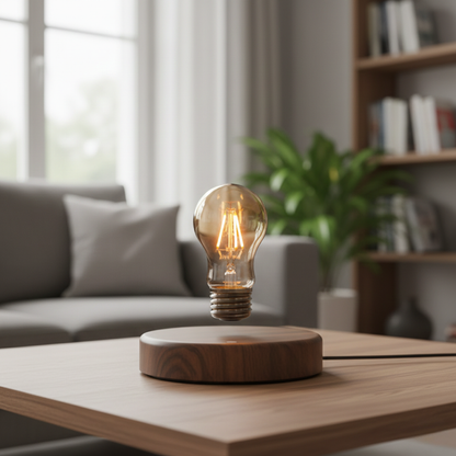 Lâmpada Flutuante de Levitação Magnética LED