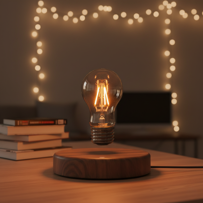 Lâmpada Flutuante de Levitação Magnética LED
