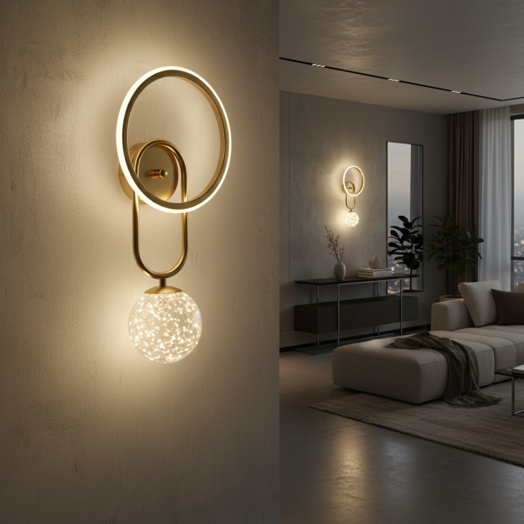 Luminária de Parede Nordic Luxo | Moderno e Sofisticado