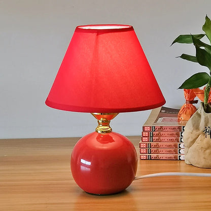 Miniatura Candeeiro De Mesa De Cerâmica, Elegante e Elegante Quarto Abajur, Cafe Bar Counter, Tabletop Atmosfera Lâmpada