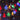 Led multi colorido floco de neve estrela luzes da corda colorido feriado pendurado luzes árvore natal interior & exterior decorações do jardim