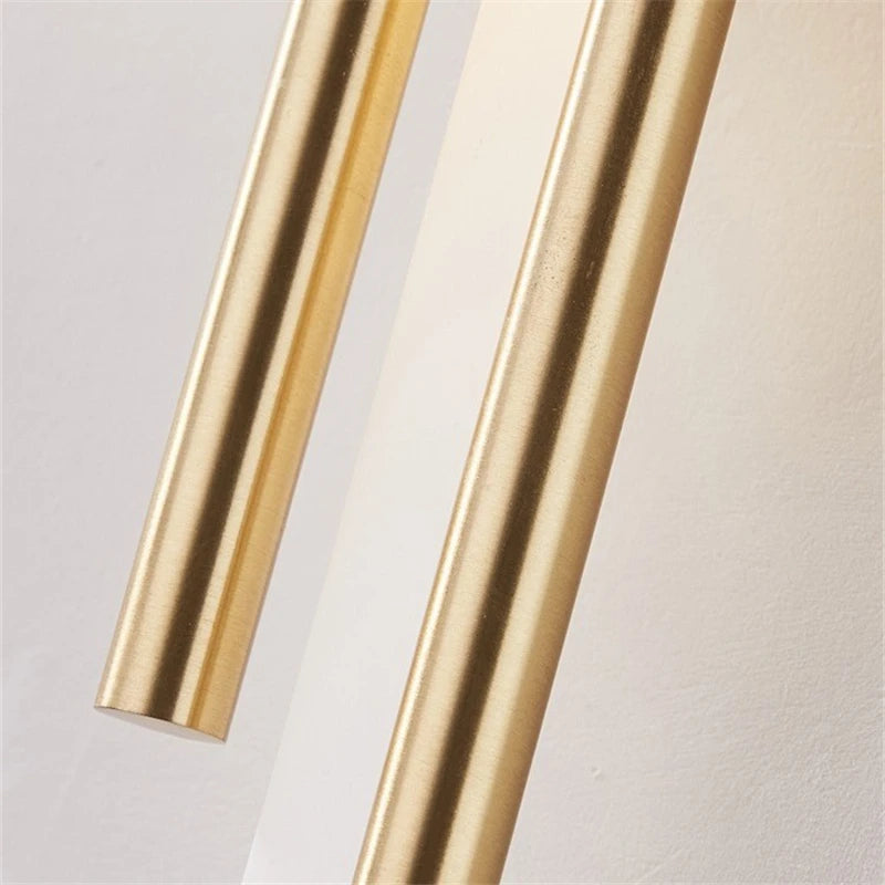 Moderno e minimalista ferro arte lâmpada de parede para sala estar arandelas linha tubo luminária led acrílico abajur iluminação interior