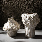 Vaso Cerâmico com Flores Secas
