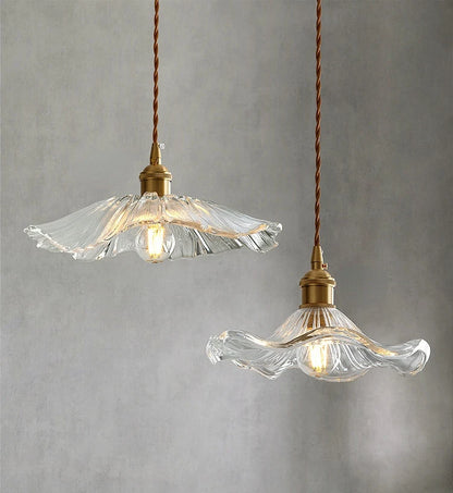 Luminária pendente de vidro moderna, para quarto, cozinha, sala de jantar, luminária de flores, lustre, iluminação nórdica, café, bar