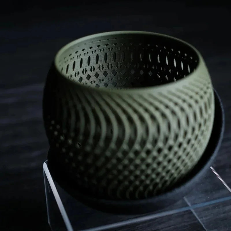 Vaso Poligonal Decorativo com Design 3D