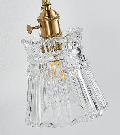 Luminária pendente de vidro moderna, para quarto, cozinha, sala de jantar, luminária de flores, lustre, iluminação nórdica, café, bar