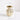 Vaso de cerâmica branco creme pintado em ouro retrô americano, sala de estar, mesa de centro, arranjo de flores, sensação sofisticada, água-bas