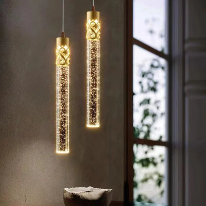 Moderno led lustre de cristal decoração para casa escada sala estar quarto barra do hotel criativo luzes lustre teto