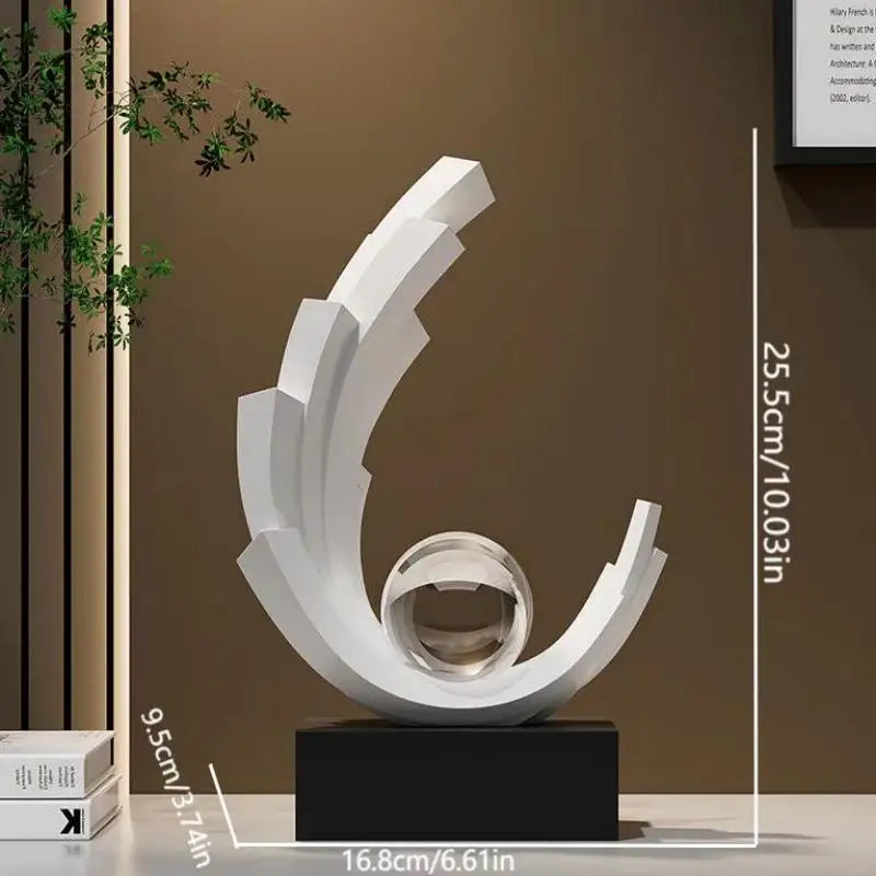 1pc estatueta colecionável, luz de luxo suave decoração casa sala estar entrada armário vinho tv gabinete decoração housewarming abertura presente