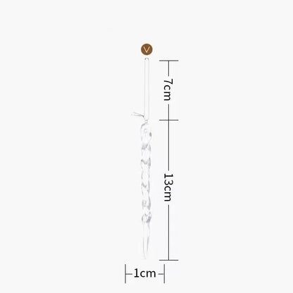 Crystal Clear Christmas Tree Enfeites, Icicle Decorações para Férias, Decoração de Festa de Inverno, 12 Pcs, 24 Pcs, 36Pcs