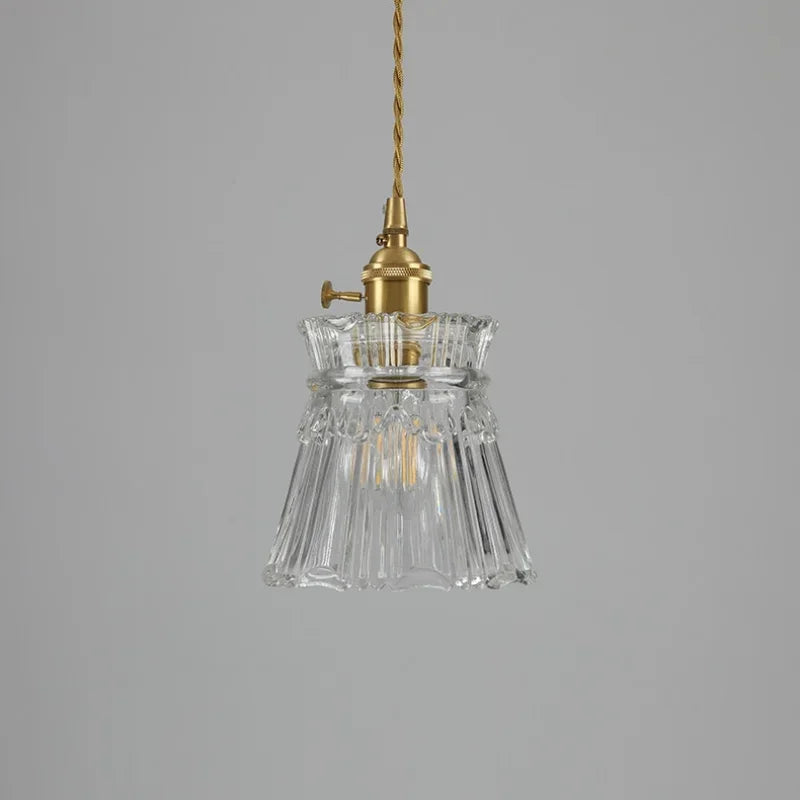 Luminária pendente de vidro moderna, para quarto, cozinha, sala de jantar, luminária de flores, lustre, iluminação nórdica, café, bar