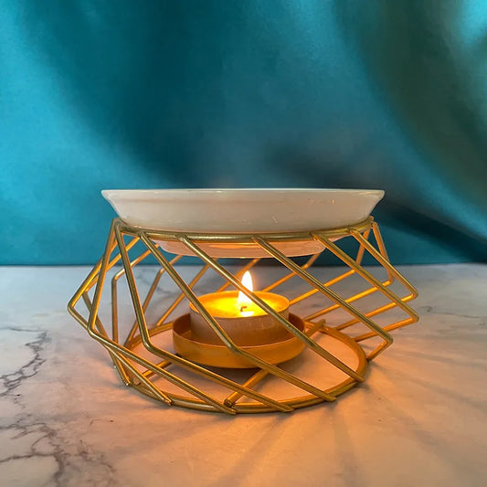 Nordic luz de luxo incenso ferro castiçal incenso porcelana prato escritório quarto aromaterapia decoração filme televisão adereços