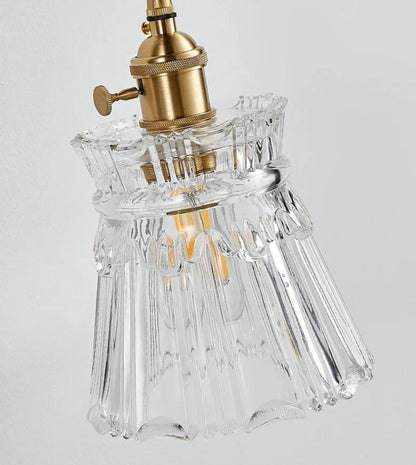 Luminária pendente de vidro moderna, para quarto, cozinha, sala de jantar, luminária de flores, lustre, iluminação nórdica, café, bar