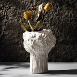 Vaso Cerâmico com Flores Secas