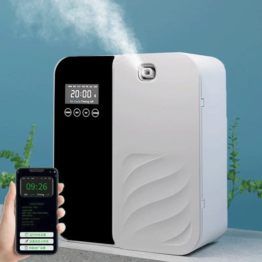 Máquina de ar de perfume inteligente para casa 500ml bluetooth difusor de coleção de hotel difusores de óleo essencial sem água para sala grande