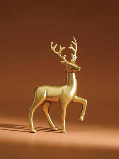 2 peças, decoração do quarto mãe veado bonito crianças decoração do quarto esculturas kawaii esculturas natal decoração para casa estatuetas fawn